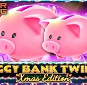 Piggy Bank Twins Xmas Edition